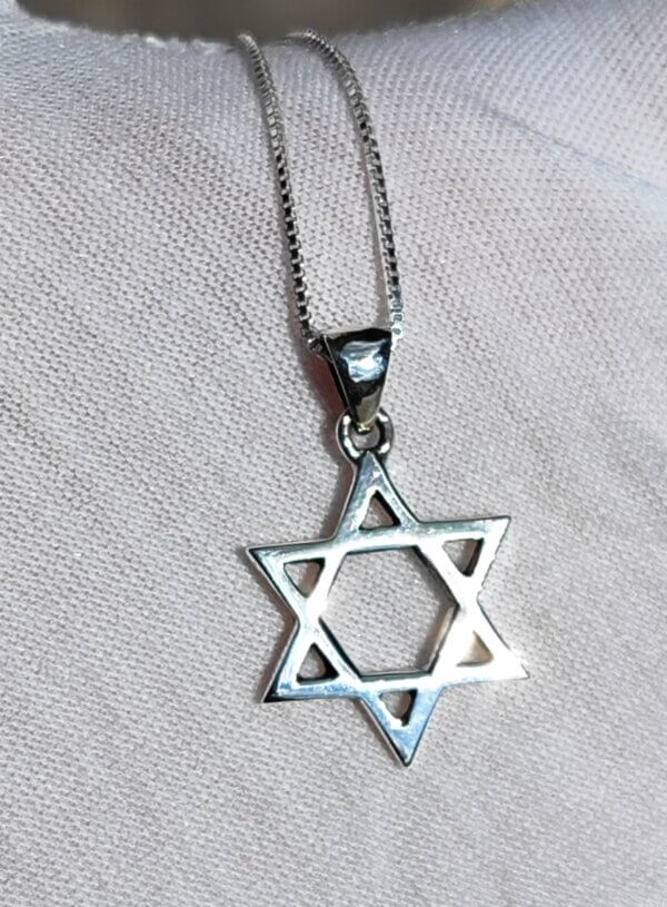 שרשרת מגן דוד מכסף