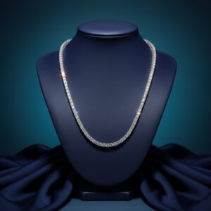 קולייר טניס כסף 925 משובץ אבני זרקוניה