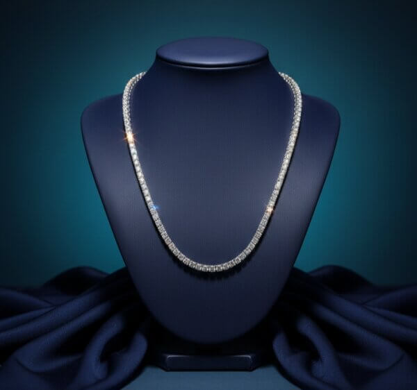 קולייר טניס כסף 925 משובץ אבני זרקוניה