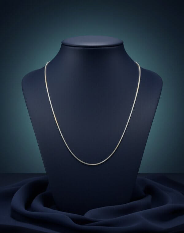 שרשרת קוביות מכסף 925