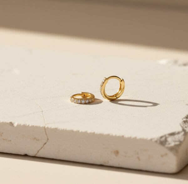 עגילי חישוק דגם האגיס