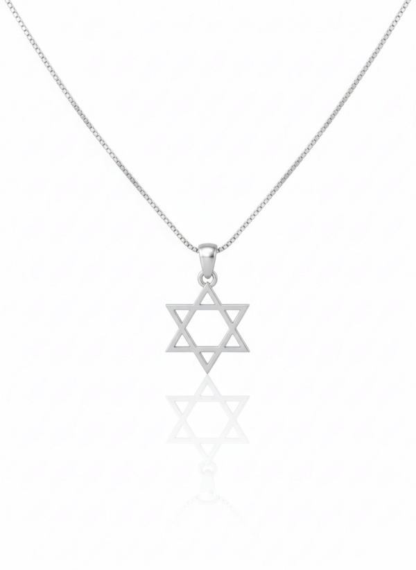 שרשרת מגן דוד מכסף 925