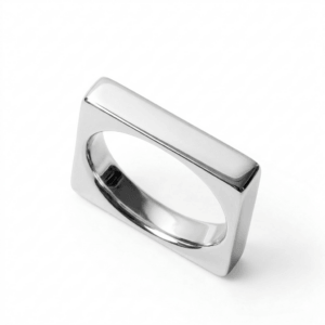 טבעת מרובעת -נכסף 925