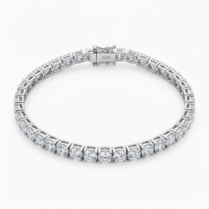 צמיד טניס כסף - אמיליה