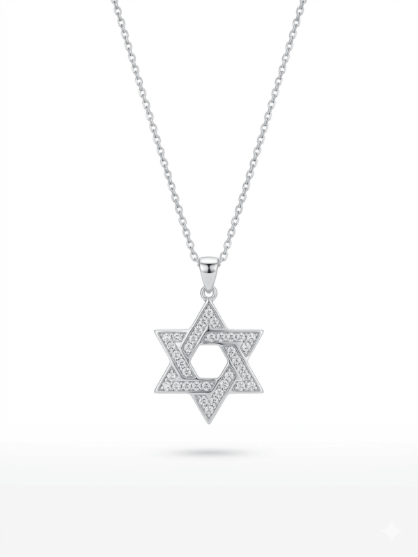 תליון מגן דוד Sparkling Glory – כסף 925