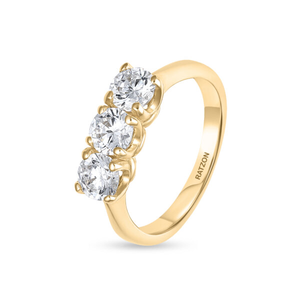 טבעת 3 אבנים - תומר