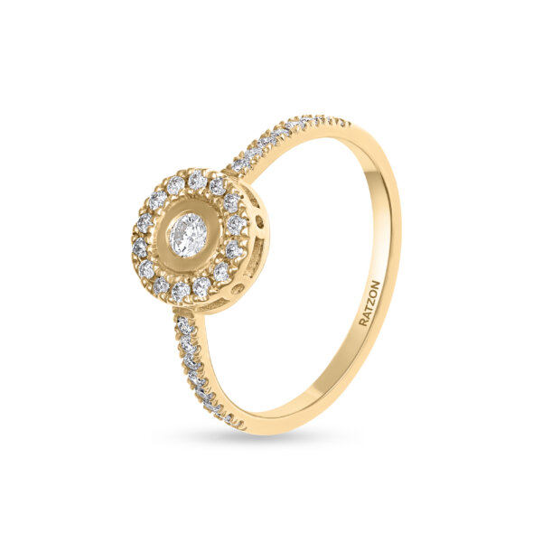 טבעת יהלומים - פריאל