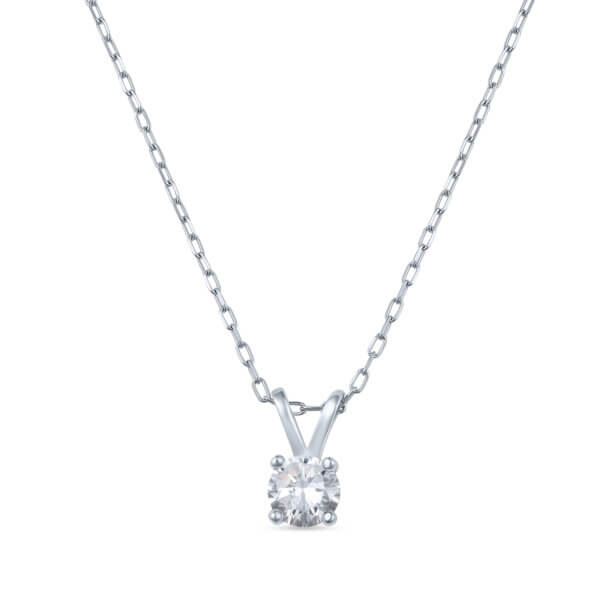 תליון זהב 14K סוליטר- אניה