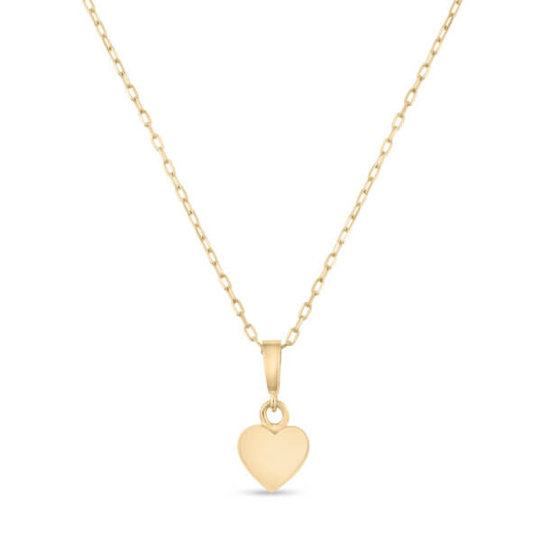 תליון שרשרת לב קלאסי