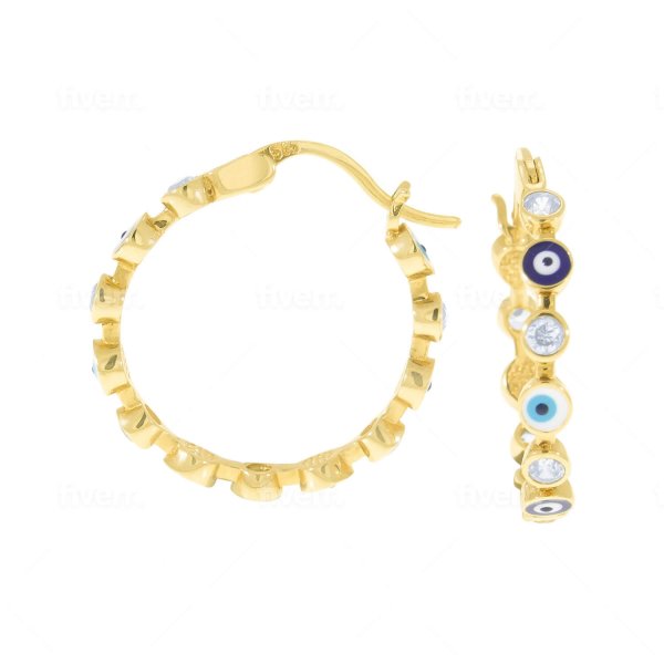 עגיל חישוק- דפנה עגיל חישוק- דפנה