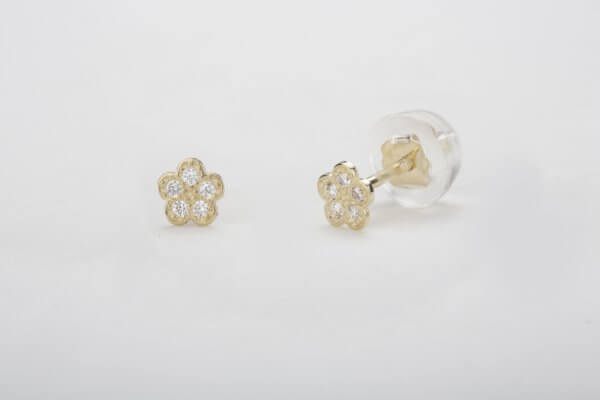 עגילי פרח- נרקיס עגילי פרח- נרקיס