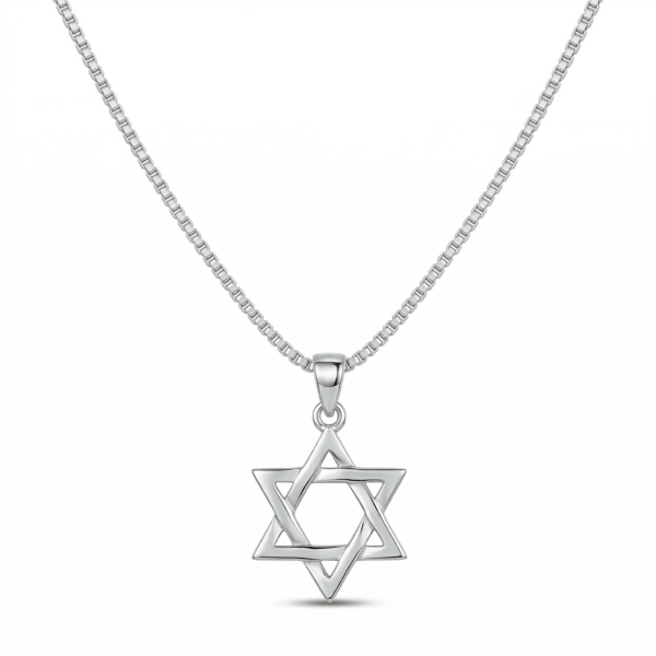 שרשרת ותליון מגן דוד כסף 925