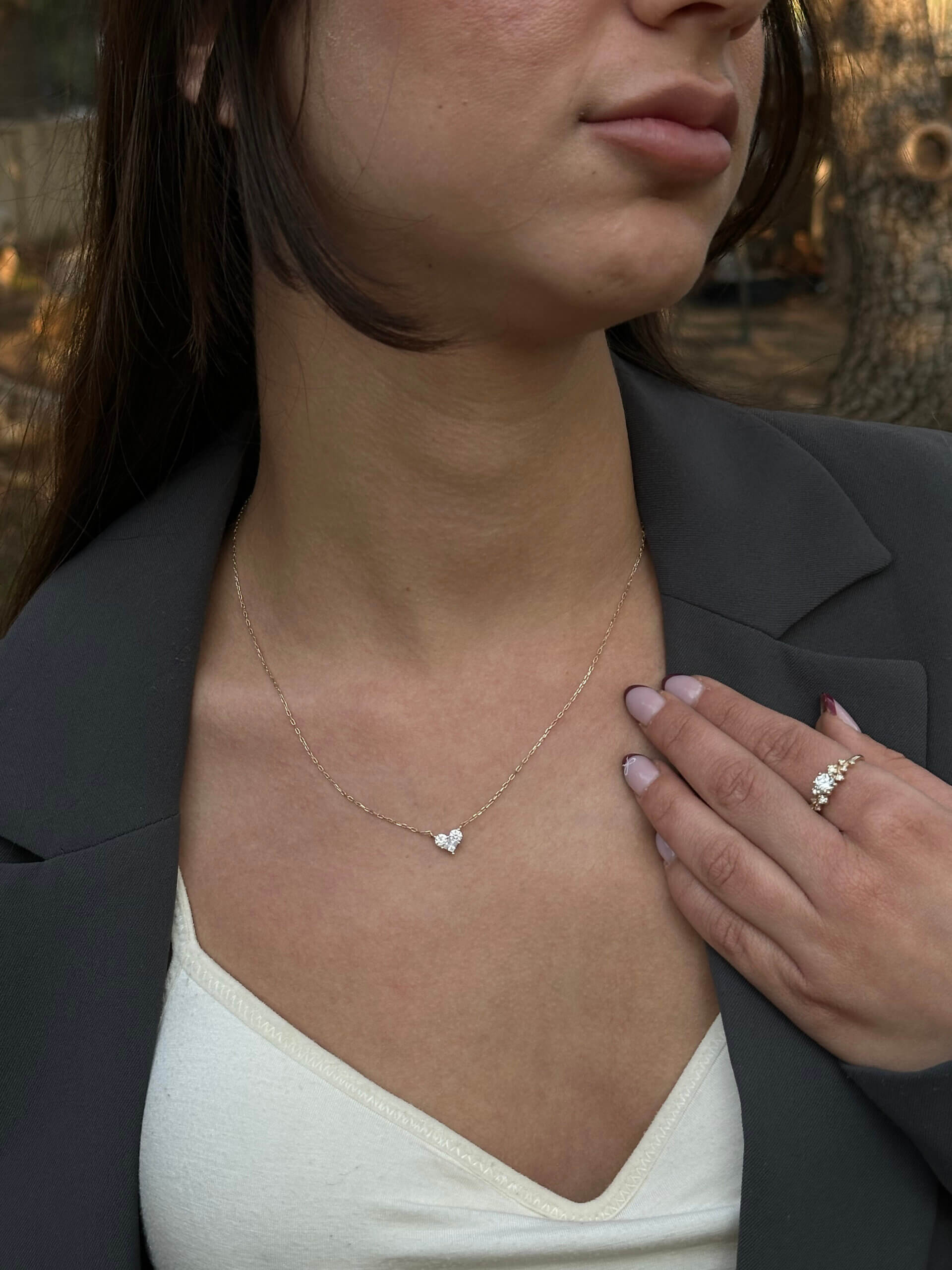 שרשרת לב- ניקי שרשרת לב- ניקי