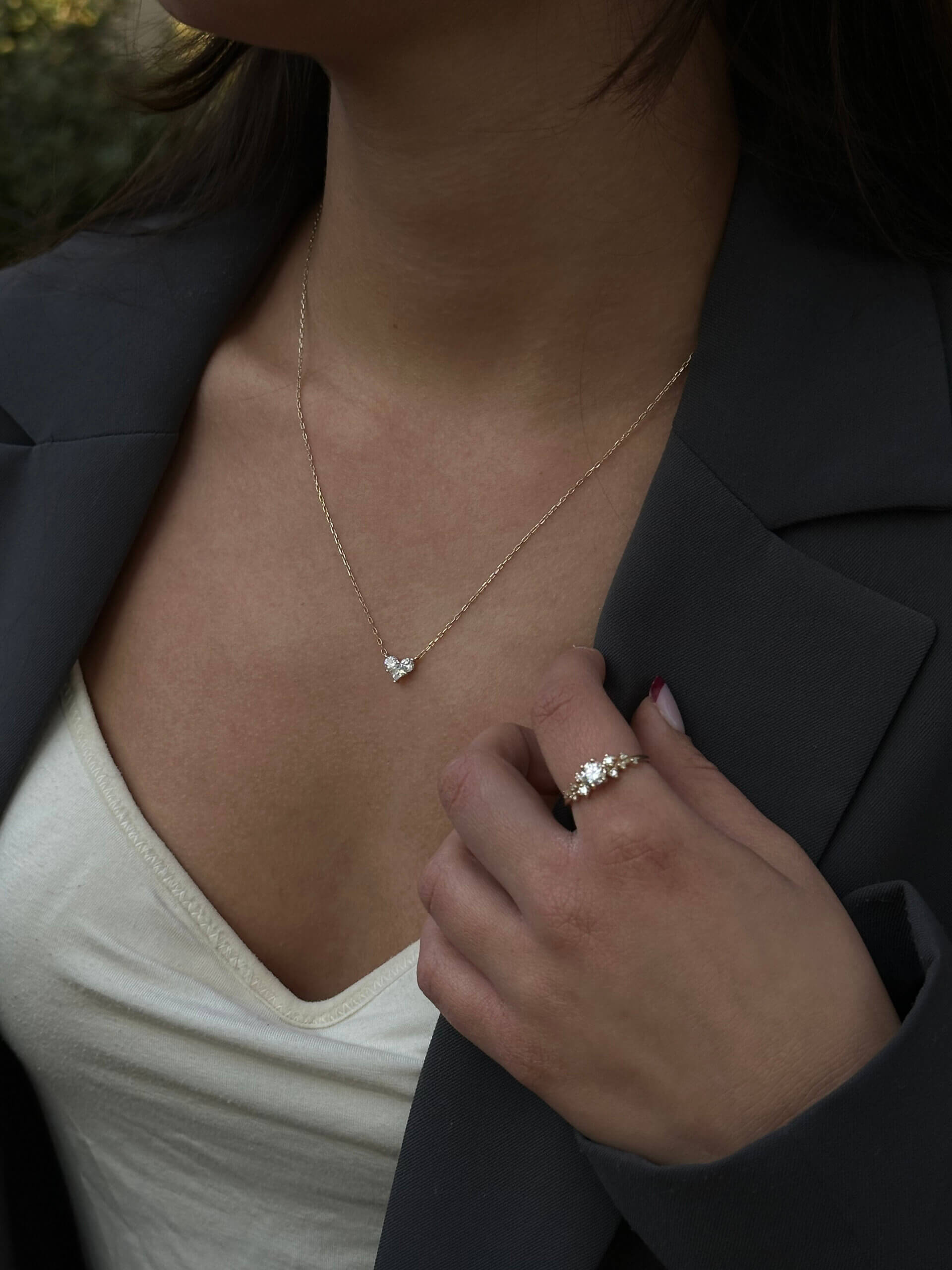 שרשרת לב- ניקי שרשרת לב- ניקי