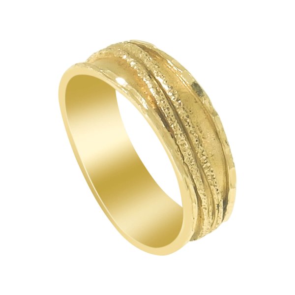 טבעת נישואין זהב עם שני פס זהב טבעת נישואין זהב עם שני פס זהב