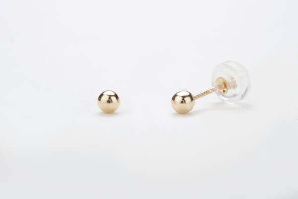 עגילי כדור 3 מ"מ- מורד